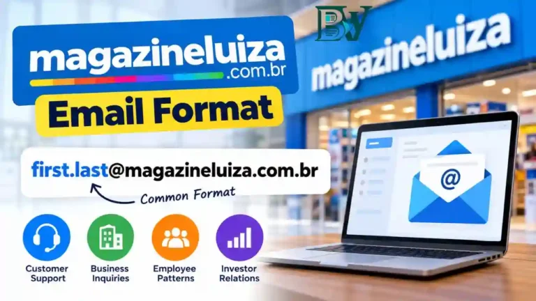 Magazineluiza com br email format